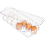 Bo�te � oeufs, 12, couvercle, empilable, entretien facile, contenant � oeufs r�frig�rateur, en plastique ...