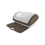 Lgvshopping - bote  pain - l 41 cm x l 28 cm x h 19 cm - taupe - livraison gratuite