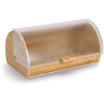 Zeller - bo�te � pain avec couvercle transparent, 39 x 25 cm