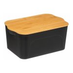 Five simply smart - bote de rangement 'bambou' 6, 5l noir