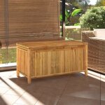 Vidaxl - bote de rangement de jardin 110x52x55 cm bambou