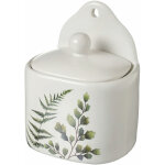 Boite  sel en cramique plantes