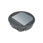 Bote de sol ronde 12 modules noire hager vr06059005