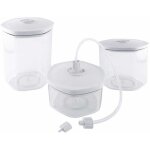 Le pratique - boîtes sous vide en plastique (lot de 3) Le pratique - boîtes sous vide en plastique (lot de 3)