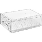 Bo�te de stockage en plastique, stockage de r�frig�rateur et organisation de cuisine, tiroir empilable ...
