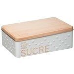5five simply smart - bote  sucre morceaux mtal scandinave nature blanc - 5five