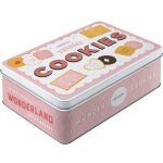 Boite  sucres publicitaire en mtal cookies