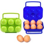 Bote  ?ufs en plastique portable 6 grilles bote de rangement pour ?ufs pliable bote  ?ufs de grande ...