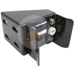 Portac - bo�tier en aluminium quatre points de fixation avec u pour serrure de portail coulissant � encastrer, ...