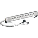 Boitier de bureau multiprise orientable avec 8 prises 2p + t 16a et 2 prises rj45 prcabl optiline schneider ...