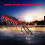 Bo�tier de d�marreur �lectrique avec 2 cl�s pour moteur honda gx390 gx340 168f gx160 ? noir / rouge