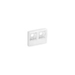 Iboco - boîtier applique double - alrea moulure - 12. 5 - blanc 08819 Iboco - boîtier applique double - alrea moulure - 12. 5 - blanc 08819
