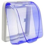 Bo�tier �tanche en plastique pour interrupteur mural, sonnette de porte, couvercle rabattable pour la ...