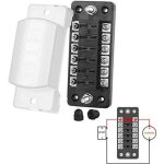 Boitier fusible 12v auto 6 voies boite fusible pour ato / atc 1 - 20a fusible dc32 v m5 connecteur � ...