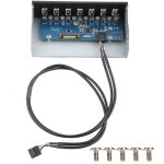 Bo�tier hub usb 7 ports usb 2. 0 transmission donn�es rapide panneau de contr�le usb