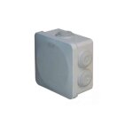 Bo�te de d�rivation �tanche 100x100x55mm ? indice de protection ip55 ? r�sistance aux chocs ik07 ? couvercle ...