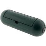 Zenitech ? bo�tier de protection �tanche ip54 pour prolongateur ext�rieur ? plastique vert ? protection ...