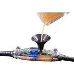 Boitier r�sine de jonction droite - kit pour c�ble basse tension jusqu'� m11, - -