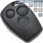 Boitier t�l�commande plip sans lame 3 boutons renault master, trafic