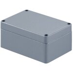 Bo�tier universel weidm�ller 9529110000 - 1 aluminium rev�tement par poudre gris - argent 98 x 64 x 34 ...