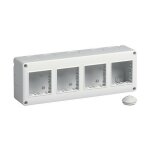 Bo�tier vimar plana eikon arke mural ip40 8 modules 2 + 2 + 2 14814