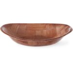 Bol de cuisine en bois, ovale, 255x190mm hendi 425602