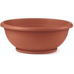 Bol naxos avec soucoupe imbriqu�e 60 cm - terre cuite