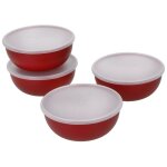 Kitchenaid bols de bols à picots, 4 pièces, 23 g, rouge empire, en boîte Kitchenaid bols de bols à picots, 4 pièces, 23 g, rouge empire, en boîte