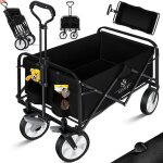 Bollerwagen pliable chariot à main chariot de transport chariot d'outillage incl. 2 poches filet & cover ... Bollerwagen pliable chariot à main chariot de transport chariot d'outillage incl. 2 poches filet & cover ...