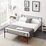 Bolli - cadre de lit 140 x 190 avec sommier - lit 140x190 avec pieds - support de lattes - en acier - ... Bolli - cadre de lit 140 x 190 avec sommier - lit 140x190 avec pieds - support de lattes - en acier - ...