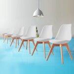 Bolli chaises de salle  manger scandinave lot de 6, chaise de cuisine, idal pour salle  manger, salon, ...