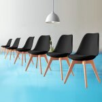 Bolli - chaises de salle  manger scandinave lot de 6, chaise de cuisine, idal pour salle  manger, ...