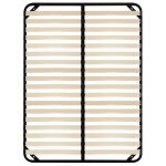 Bolli - sommier 140x190cm sans pied sommier � lattes en bois pour adulte - montage facile