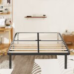 Bolli sommier 140x200cm sommiers  lattes avec 7 pieds pour adulte - cadre de lit 140x190 avec sommier ...