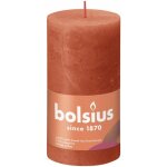 Bolsius - bougie pilier rustique 13 x 6, 8 cm orange terreux