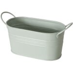 Pot de fleurs lingo, galvanis, allong, 20 x 8, 5 x 9, 5 cm