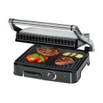 Bomann - plancha gril et panini kg 2242 cb noir