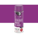 Bombe de peinture relook tout maison deco ultra - violet brillant 400 ml Bombe de peinture relook tout maison deco ultra - violet brillant 400 ml