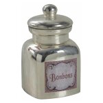 Aubry gaspard - bonbonnire en verre antique