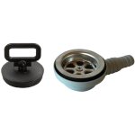 Bonde + bouchon pour cuves - can