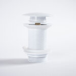 Wanda collection - bonde clic - clac lavabo sans trop plein, blanc