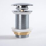 Wanda collection - bonde clic - clac pour vasque sans trop plein, chrom�