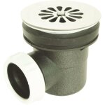 Ayor - bonde douche nf 60 sortie horizontale - sortie  coller 40 et  visser