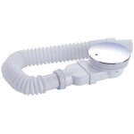 Bonde de douche extra plate 90 mm - kit de trou d'coulement pour receveur de douche, siphon de douche ...
