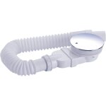 Bonde de douche extra plate 90 mm - kit de trou d'�coulement pour receveur de douche, siphon de douche ...