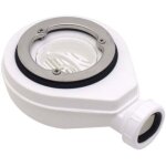 Bonde douche siphon douche abs bonde de douche extra plate ?90 bianco receveurs extra - plats