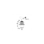 Bonde �vier inox sans trop plein diam�tre 50 mm