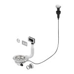 Valentin - bonde de vidage automatique d90mm pour évier simple cuve 00 435500 000 00 Valentin - bonde de vidage automatique d90mm pour évier simple cuve 00 435500 000 00
