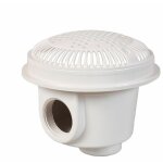 Bonde de fond anti - vortex - 1'1 / 2 - pour piscine entrre bton - blanc - wg1051ave hayward