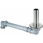 Lira - bonde gain de place avec tube de surverse inox 170 mm pour �vier diam�tre 90 mm